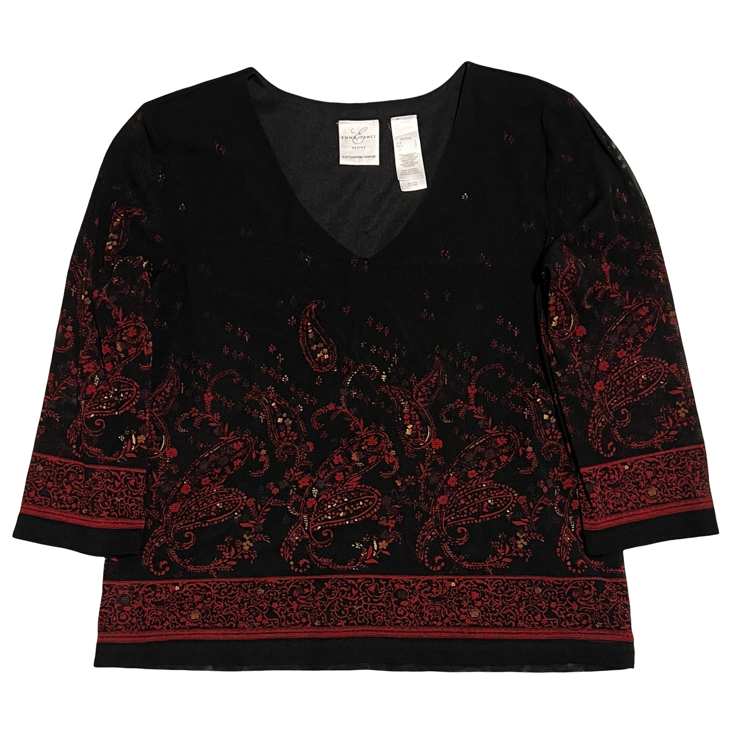 (petite L) emma james top