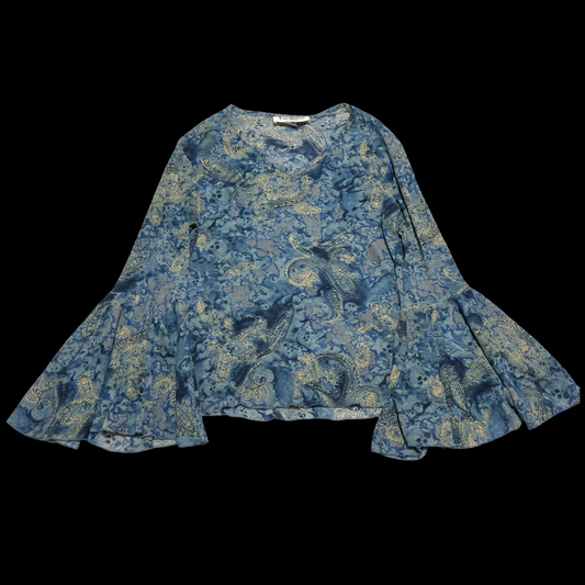 (XL) top secret bell sleeve top