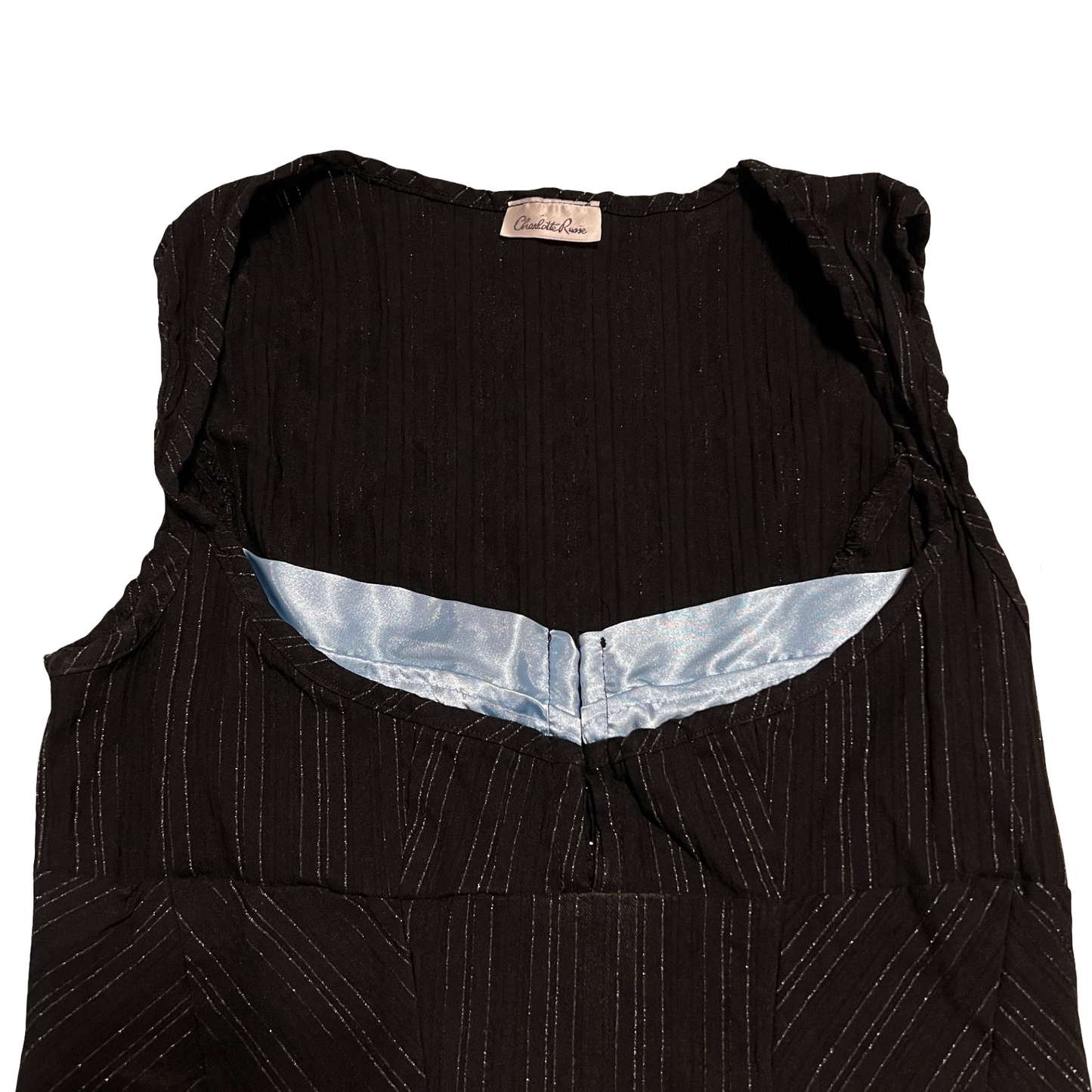 (L) charlotte russe bustier corset style top